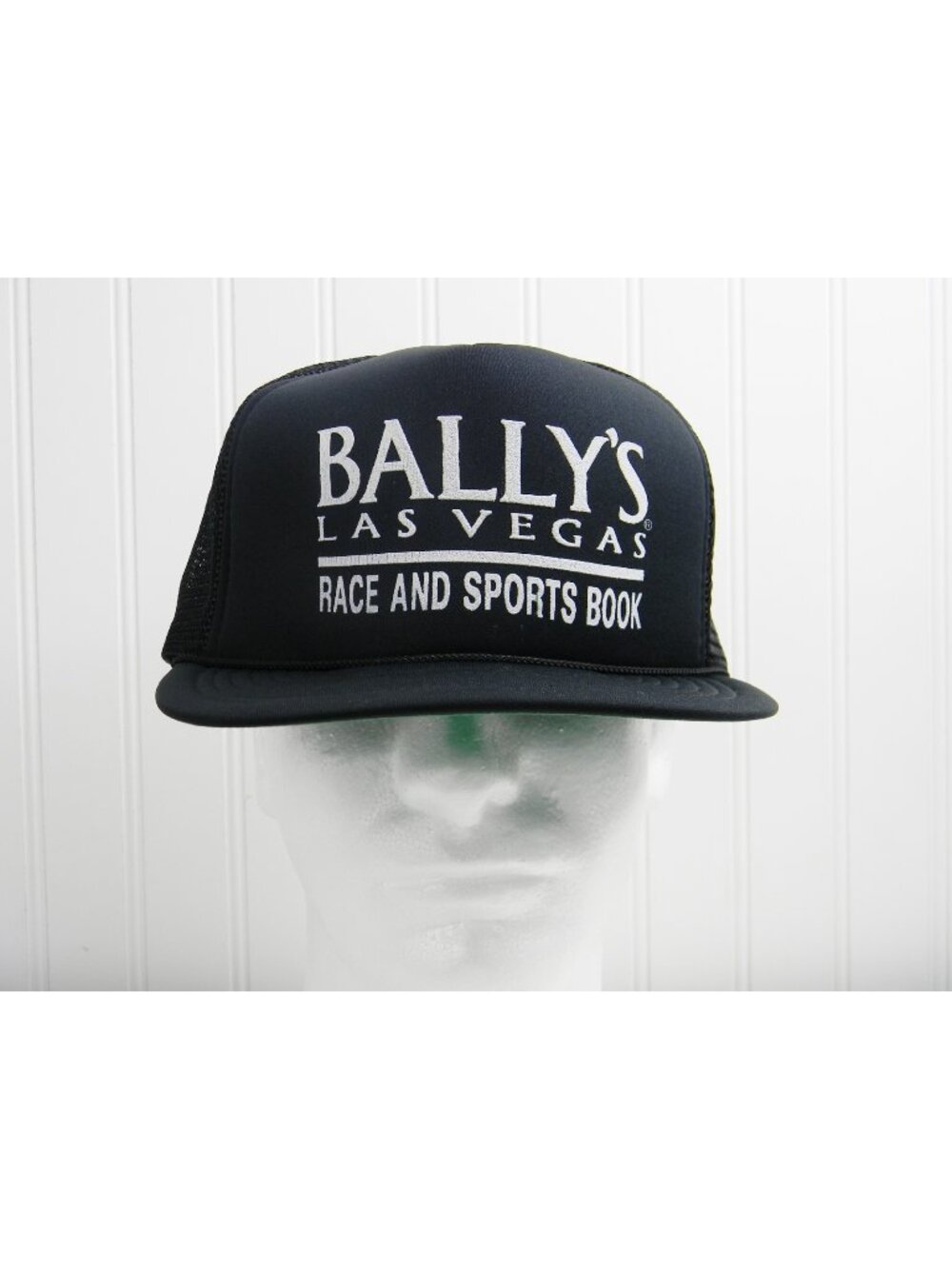 VTG  Bally's Las Vegas Race and Sports Book Hat Snapback Trucker Foam Cap Black